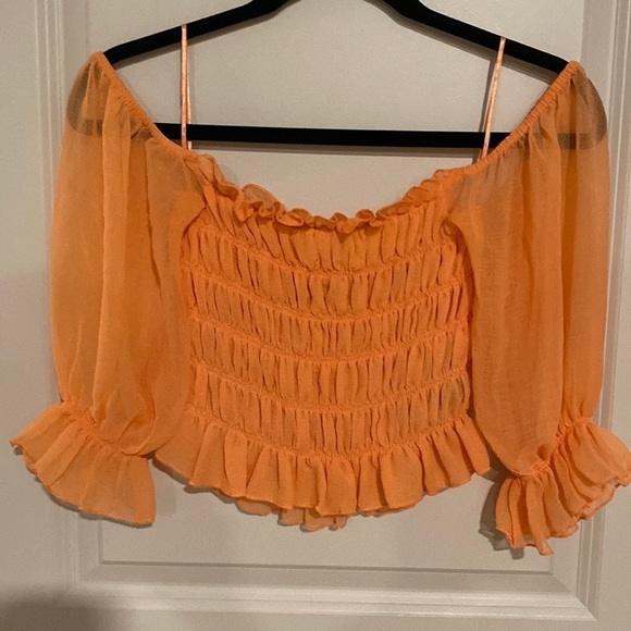 URBAN OUTFITTERS crop blouse NWOT - Picture 1 of 6